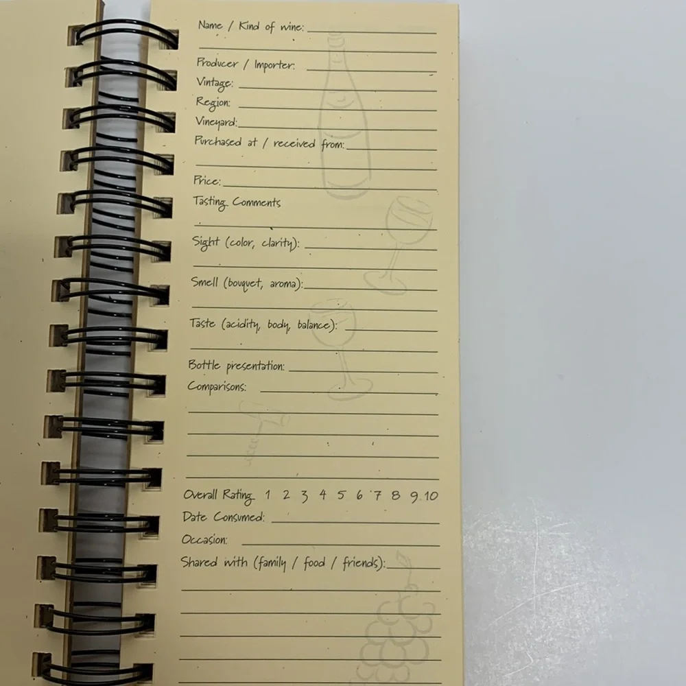Journals Unlimited wines wine
